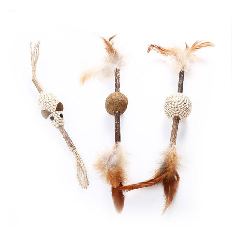 New product wood teng stick catnip