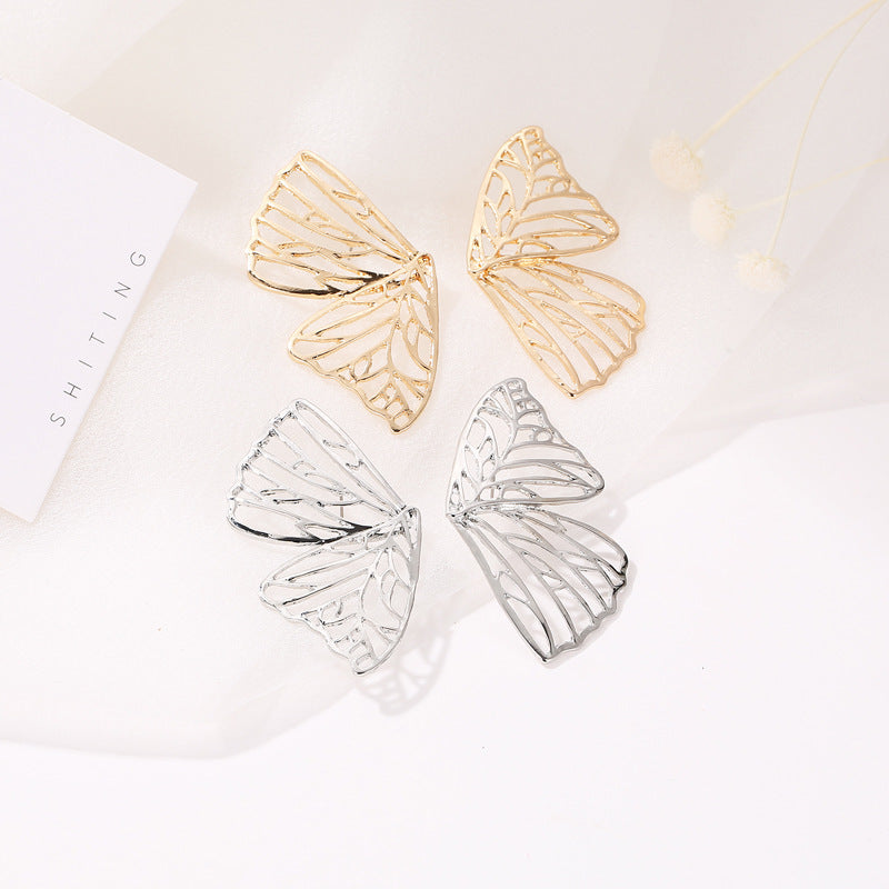 Eye-catching Hollow Butterfly Wings Stud Earrings