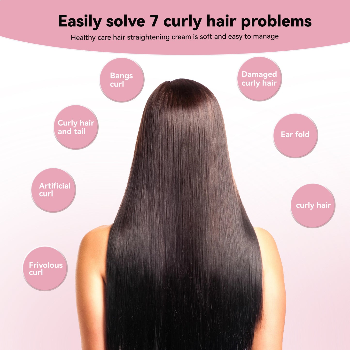Moisturizing Straight Hair And Beautiful Hair Care Cream