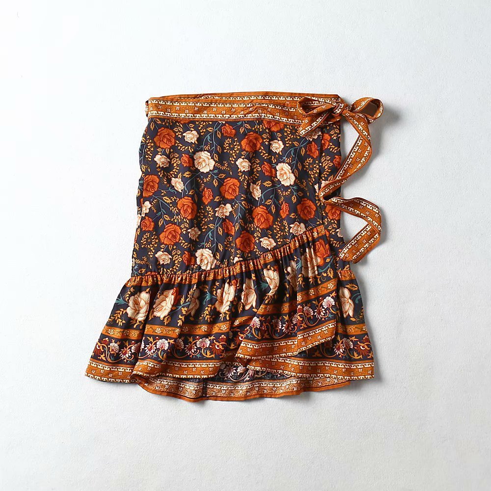 Women's New Positioning Wrap-up Lace-up Skirt