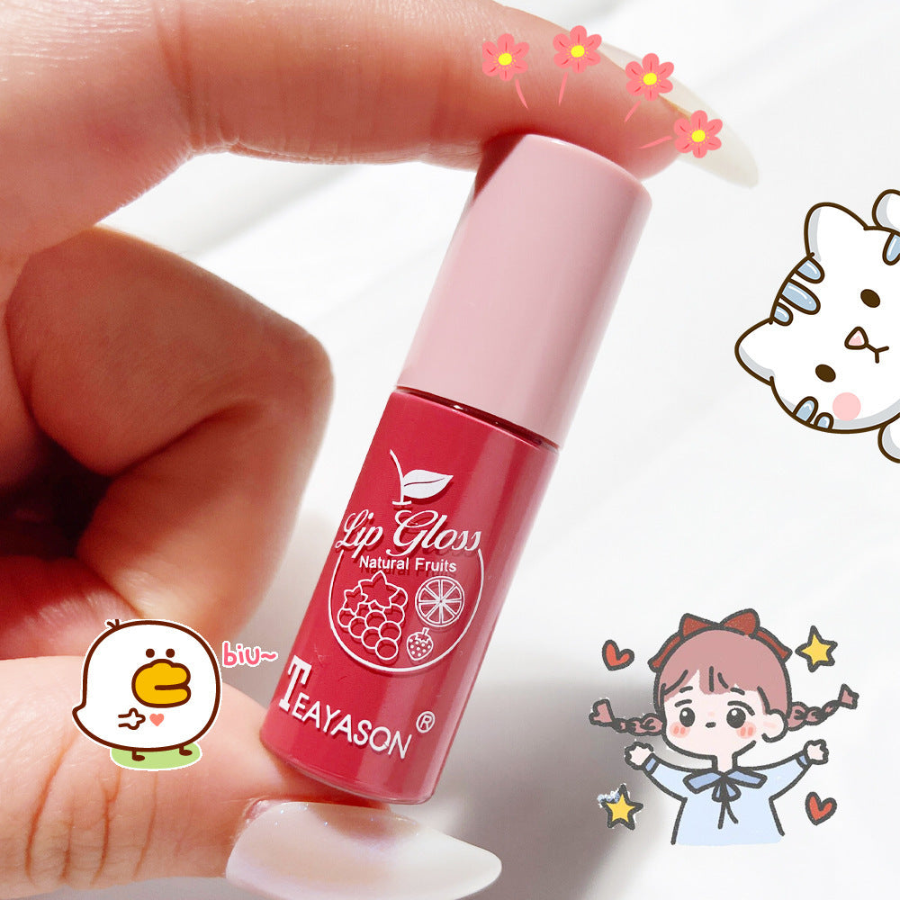 Full Lips Colorless Transparent Shiny Crystal Lip Gloss
