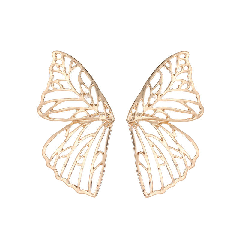 Eye-catching Hollow Butterfly Wings Stud Earrings