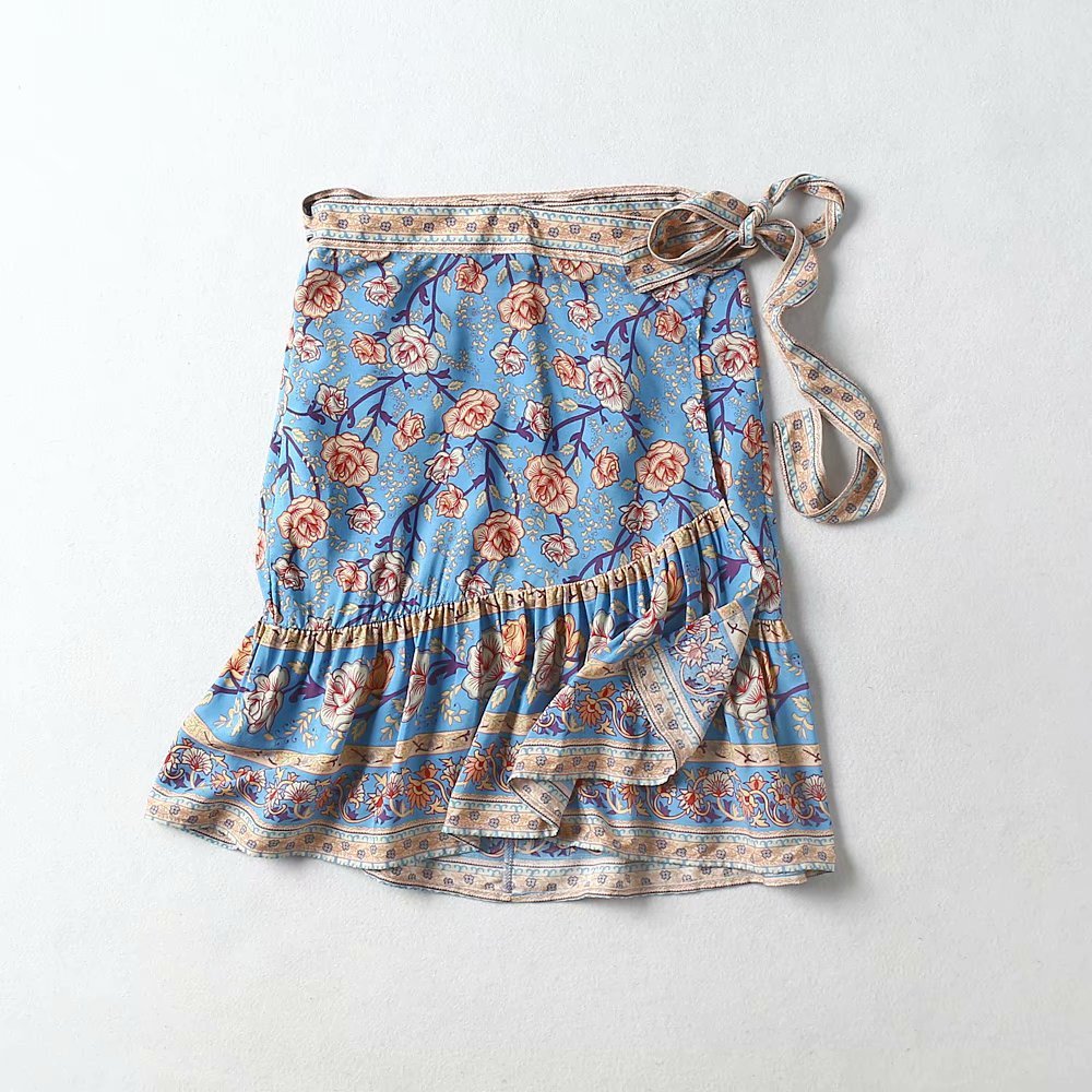 Women's New Positioning Wrap-up Lace-up Skirt