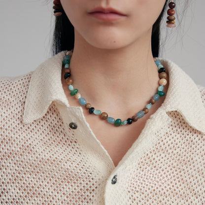 Product Recommendation Natural Stone Agarwood Necklace