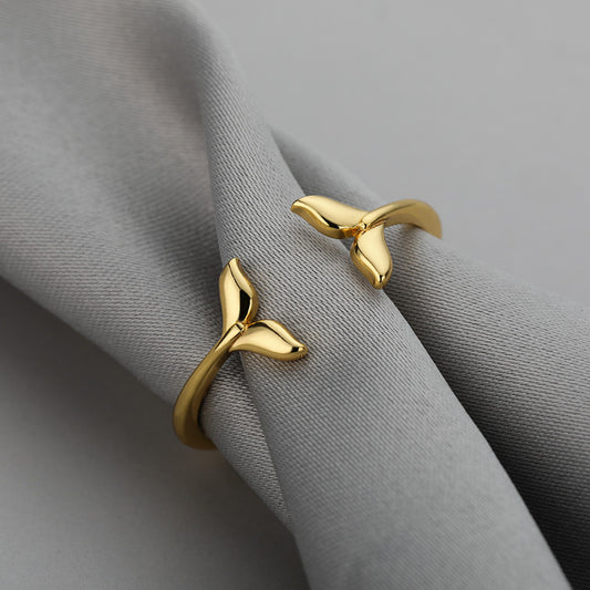 New Product Mermaid Tail  Ring Female Dolphin