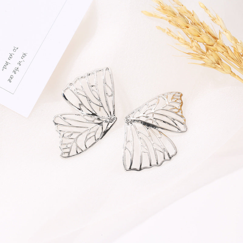 Eye-catching Hollow Butterfly Wings Stud Earrings