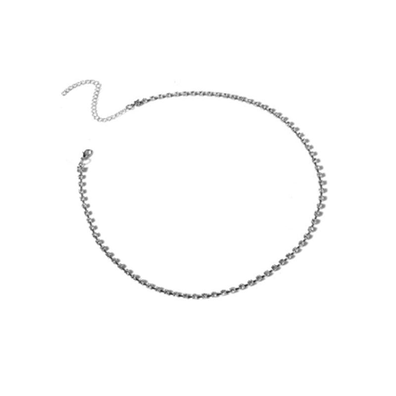 Beach Holiday New Product Simple Loose Diamond Rhinestone Anklet