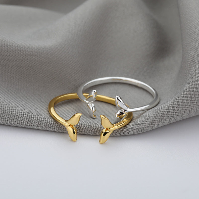 New Product Mermaid Tail  Ring Female Dolphin