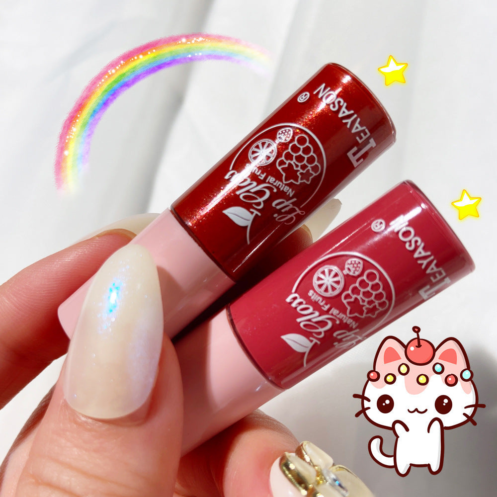 Full Lips Colorless Transparent Shiny Crystal Lip Gloss