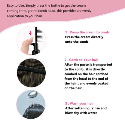 Moisturizing Straight Hair And Beautiful Hair Care Cream