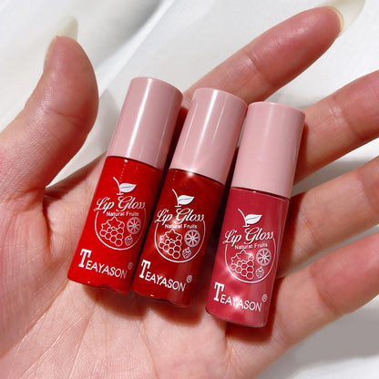 Full Lips Colorless Transparent Shiny Crystal Lip Gloss