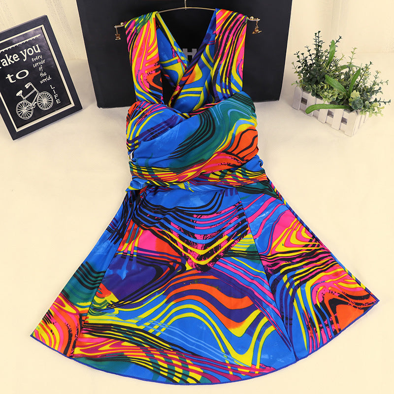 Fashion Spa Swimsuit Ladies Split Skirt