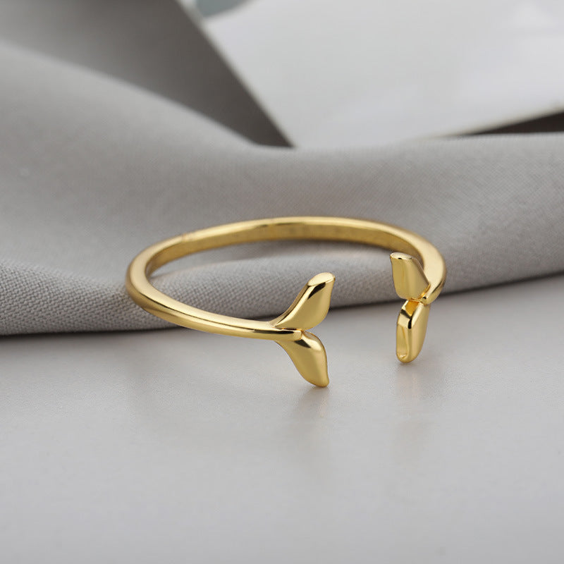 New Product Mermaid Tail  Ring Female Dolphin
