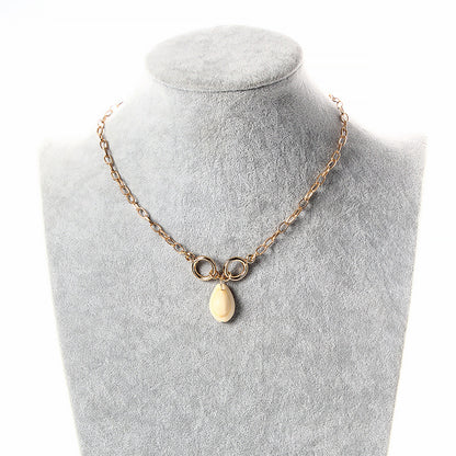 Cross-border New Product Ins Shell Necklace Female Simple And Cold
