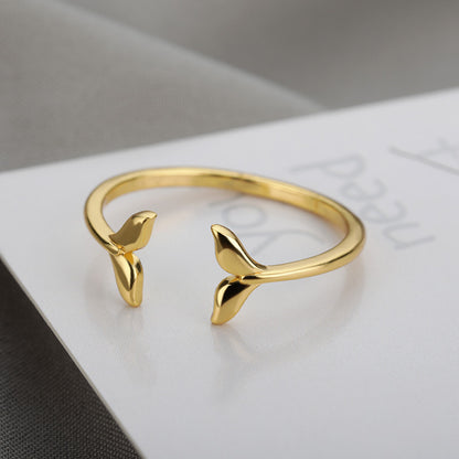 New Product Mermaid Tail  Ring Female Dolphin