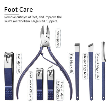 18-piece Manicure Beauty Set Stainless Steel Nail Clippers Beauty Tools