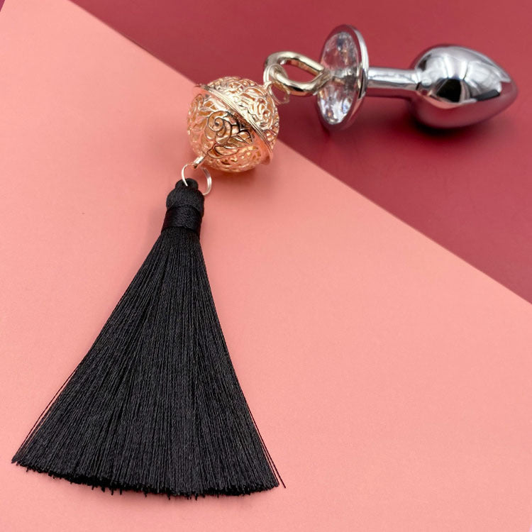 Women's Back Bell Metal Butt Plug Sexy Sex Product