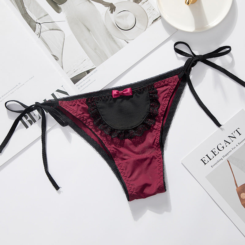 Lace-up Low Waist Lace-up Briefs