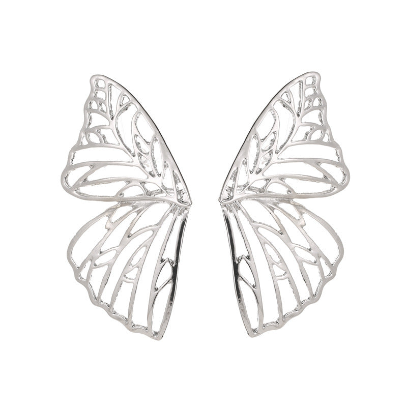 Eye-catching Hollow Butterfly Wings Stud Earrings