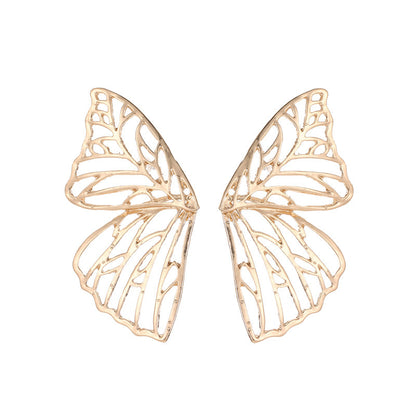 Eye-catching Hollow Butterfly Wings Stud Earrings