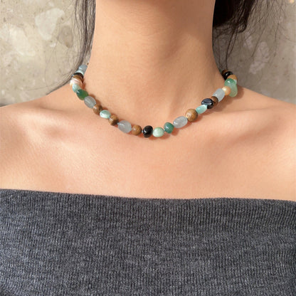 Product Recommendation Natural Stone Agarwood Necklace
