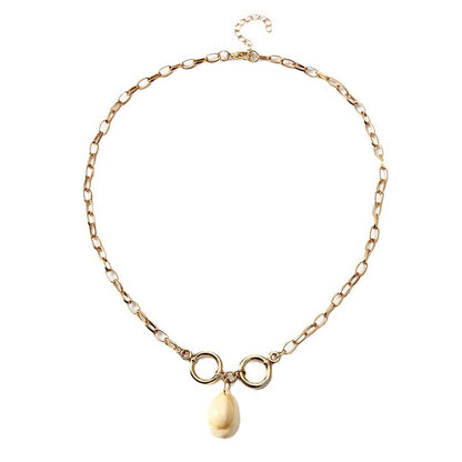 Cross-border New Product Ins Shell Necklace Female Simple And Cold