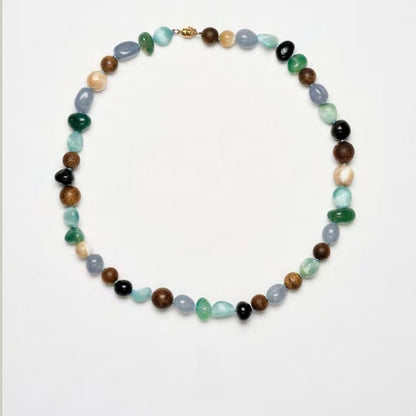 Product Recommendation Natural Stone Agarwood Necklace
