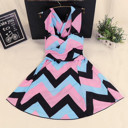 Fashion Spa Swimsuit Ladies Split Skirt